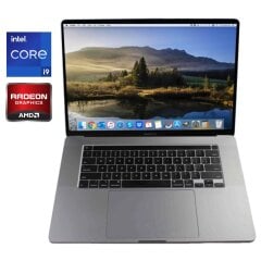 Ультрабук Б-клас Apple MacBook Pro 16 A2141 2019 / 16" (3072x1920) IPS / Intel Core i9-9980HK (8 (16) ядер по 2.4 - 5.0 GHz) / 32 GB DDR4 / 512 GB SSD / AMD Radeon Pro 5500M, 8 GB GDDR6, 128-bit / WebCam / MacOS