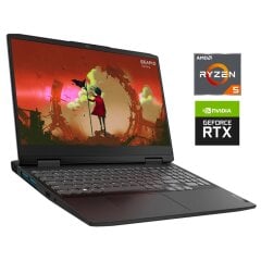Ігровий ноутбук Lenovo IdeaPad Gaming 3 15ARH7 / 15.6" (1920x1080) IPS / AMD Ryzen 5 6600H (6 (12) ядер по 3.3 - 4.5 GHz) / 16 GB DDR4 / 512 GB SSD / nVidia GeForce RTX 3050, 4 GB GDDR6, 128-bit / WebCam / Win 10
