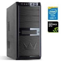 Ігровий ПК Б-клас Crown CMC-46 Tower / Intel Core i7-3770 (4 (8) ядра по 3.4 - 3.9 GHz) / 8 GB DDR3 / 240 GB SSD + 500 GB HDD / nVidia GeForce GTX 1050 Ti, 4 GB GDDR5, 128-bit / 400W