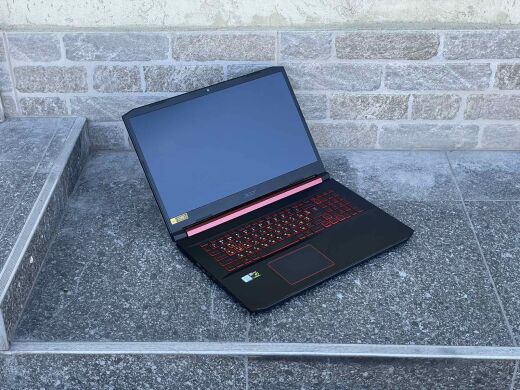 Игровой ноутбук Acer Nitro 5 AN517-51 / 17.3" (1920x1080) IPS / Intel Core i5-9300H (4 (8) ядра по 2.4 - 4.1 GHz) / 8 GB DDR4 / 256 GB SSD / nVidia GeForce GTX 1650, 4 GB GDDR5, 192-bit / WebCam / Win10 Pro