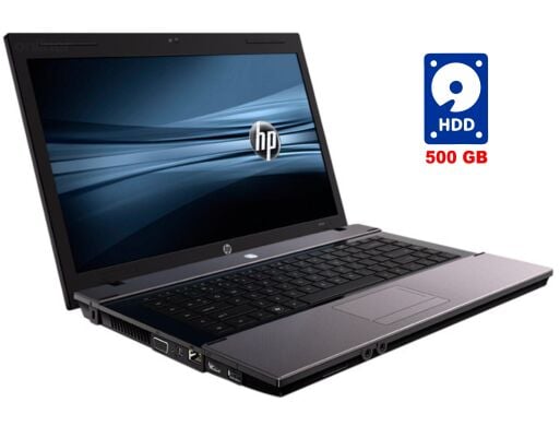 Ноутбук Б-класс HP Compaq 620 / 15.6" (1366x768) TN / Intel Core 2 Duo T6570 (2 ядра по 2.1 GHz) / 4 GB DDR3 / 500 GB HDD / Intel GMA Graphics 4500MHD / DVD-RW / WebCam / Win 10 Pro / АКБ не держит