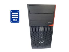 ПК Б-класс Fujitsu Esprimo P556 E90+ Tower / Intel Pentium G4400 (2 ядра по 3.3 GHz) / 4 GB DDR4 / 120 GB SSD / Intel HD Graphics 510