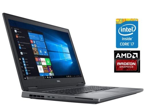 Мобільна робоча станція Dell Precision 7730 / 17.3" (1920x1080) IPS / Intel Core i7-8850H (6 (12) ядер по 2.6 - 4.3 GHz) / 16 GB DDR4 / 1000 GB SSD / AMD Radeon Pro WX 4150, 4 GB GDDR5, 128-bit / WebCam / Win 10 Pro Мобільна робоча станція Dell Precision 7730 / 17.3" (1920x1080) IPS / Intel Core i7-8850H (6 (12) ядер по 2.6 - 4.3 GHz) / 16 GB DDR4 / 1000 GB SSD / AMD Radeon Pro WX 4150, 4 GB GDDR5, 128-bit / WebCam / Win 10 Pro