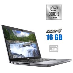 Ультрабук Dell Latitude 5410 / 14" (1920x1080) IPS / Intel Core i5-10310U (4 (8) ядра по 1.7 - 4.4 GHz) / 16 GB DDR4 / 240 GB SSD / Intel UHD Graphics / WebCam