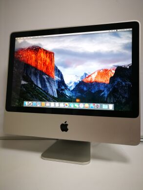 Apple A1224 iMac 9.1 / 20" 1680х1050 LCD / Intel Core 2 Duo P7550 (2 ядра по 2.26 GHz) / 4 GB DDR3 / 120 GB SSD / Nvidia GeForce 9400M 256 MB / Mac OS X El Capitan / WebCam
