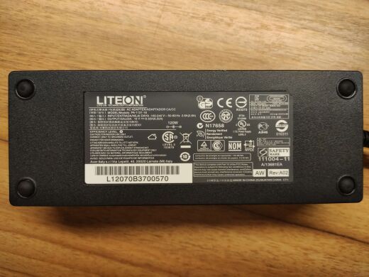 Блок живлення для ноутбука Acer / 120 W / 19 V / 6.32 A / 5.5 x 1.7 mm