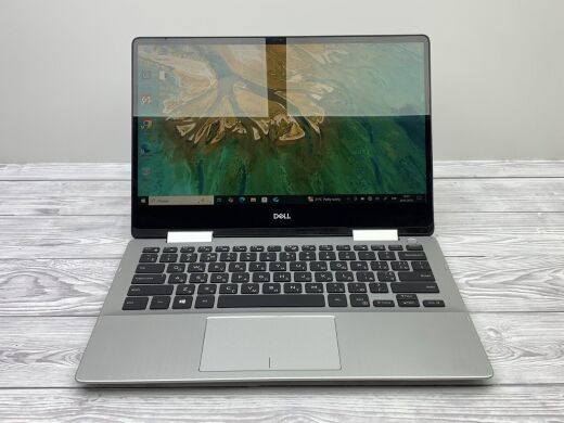 Ноутбук-трансформер Б-класс Dell Inspiron 13 7386 2-in-1 / 13.3" (1920x1080) IPS Touch / Intel Core i7-8565U (4 (8) ядра по 1.8 - 4.6 GHz) / 16 GB DDR4 / 240 GB SSD / Intel UHD Graphics / WebCam