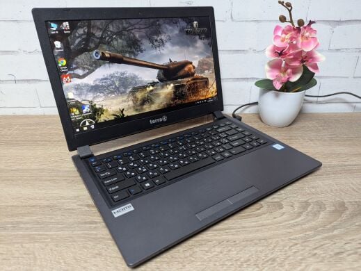 Ноутбук Terra Mobile 1451 / 14" (1920x1080) TN / Intel Core i3-5020U (2 (4) ядра по 2.2 GHz) / 8 GB DDR3 / 128 GB SSD / Intel HD Graphics 5500 / WebCam / Без АКБ