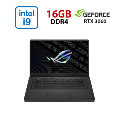 Ігровий ноутбук Asus ROG Zephyrus G15 GA503QM-HQ118T / 15.6" (1920x1080) IPS / AMD Ryzen 9 5900HS (8 (16) ядер по 3.0 - 4.6 GHz) / 16 GB DDR4 / 960 GB SSD / nVidia GeForce RTX 3060, 6 GB GDDR6, 192-bit / NoWebCam