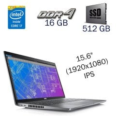 Ігровий ноутбук Dell Precision 3570 / 15.6" (1920x1080) IPS / Intel Core i7-1255U (10 (12) ядер по 3.5 - 4.7 GHz) / 16 GB DDR4 / 512 GB SSD / nVidia T550, 4 GB GDDR6, 64-bit / WebCam