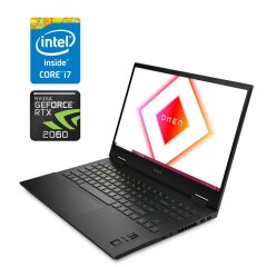 Игровой ноутбук HP Omen 15-en0013dx / 15.6" (1920x1080) IPS / Intel Core i7-10750H (6 (12) ядер по 2.6 - 5.0 GHz) / 16 GB DDR4 / 480 GB SSD / nVidia GeForce RTX 2060, 6 GB GDDR6, 192-bit / WebCam