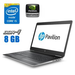 Ігровий ноутбук HP Pavilion 15-au111ng / 15.6" (1920x1080) SVA / Intel Core i5-7200U (2 (4) ядра по 2.5 - 3.1 GHz) / 8 GB DDR4 / 120 GB SSD / nVidia GeForce 940MX, 4 GB DDR3, 64-bit / WebCam