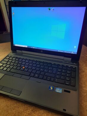 Мобильная рабочая станция HP EliteBook 8570w / 15.6" (1600x900) TN / Intel Core i7-3740QM (4 (8) ядра по 2.7 - 3.7 GHz) / 8 GB DDR3 / 500 GB HDD / nVidia Quadro K1000M, 2 GB DDR3, 128-bit / WebCam / DisplayPort