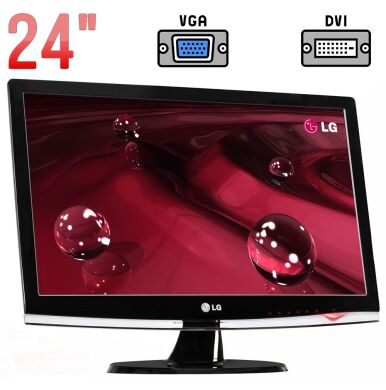 Монитор Б-класс LG Flatron W2453TQ / 24" (1920x1080) TN / VGA, DVI