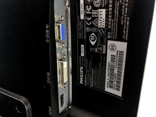 Монитор Philips 243V7Q / 24" (1920x1080) IPS / DVI, VGA, HDMI