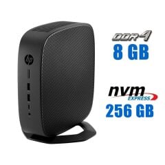 Неттоп HP t740 Thin Client USFF / AMD Ryzen V1756B (4 (8) ядра по 3.25 - 3.6 GHz) (аналог i7-7700T) / 8 GB DDR4 / 256 GB SSD M.2 / AMD Radeon RX Vega 8 Graphics / Win 10 Pro