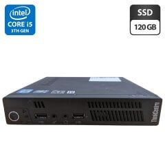 Неттоп Lenovo ThinkCentre M72e Tiny USFF / Intel Core i5-3470 (4 ядра по 3.2 - 3.6 GHz) / 8 GB DDR3 / 120 GB SSD / Intel HD Graphics 2500 / Блок живлення
