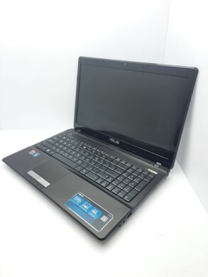 Ноутбук Asus K53 / 15.6" (1024x768) TN / AMD E-450 (2 ядра по 1.65 GHz) / 6 GB DDR3 / 250 GB HDD / AMD Radeon HD 6470M, 1 GB DDR3, 64-bit / WebCam