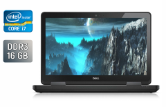 Ноутбук Б-клас Dell Latitude E5540 / 15.6" (1920x1080) IPS / Intel Core i7-4600U (2 (4) ядра по 2.1 - 3.3 GHz) / 16 GB DDR3 / 256 GB SSD / nVidia GeForce GT 720M, 2 GB DDR3, 64-bit / WebCam / TouchID