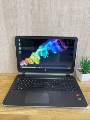 Ноутбук Б-клас HP Pavilion 15 / 15.6" (1366x768) TN / AMD A8-6410 (4 ядра по 2.0 - 2.4 GHz) / 8 GB DDR3 / 128 GB SSD / AMD Radeon R7 M260, 2 GB GDDR3, 64-bit / WebCam / HDMI