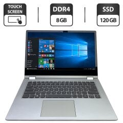 Ноутбук Б-класс Lenovo IdeaPad C340-14 / 14" (1920x1080) IPS Touch / Intel Core i3-8145U (2 (4) ядра по 2.1 - 3.9 GHz) / 8 GB DDR4 / 120 GB SSD / Intel UHD Graphics / WebCam