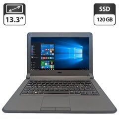 Ноутбук Dell Latitude 3350 / 13.3" (1366x768) TN / Intel Celeron 3215U (2 ядра по 1.7 GHz) / 8 GB DDR3 / 120 GB SSD / Intel HD Graphics / WebCam