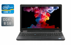 Ноутбук Dell Latitude 5580 / 15.6" (1366x768) TN / Intel Core i7-7600U (2 (4) ядра по 2.8 - 3.9 GHz) / 8 GB DDR4 / 128 GB SSD / Intel HD Graphics 620 / WebCam / HDMI
