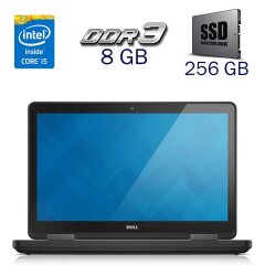 Ноутбук Dell Latitude E5540 / 15.6" (1366x768) TN / Intel Core i5-4300U (2 (4) ядра по 1.9 - 2.9 GHz) / 8 GB DDR3 / 256 GB SSD / Intel HD Graphics 4400 / WebCam