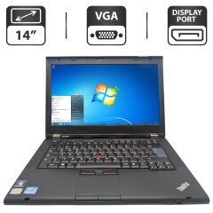 Ноутбук Lenovo ThinkPad T420 / 14" (1366x768) TN / Intel Core i5-2520M (2 (4) ядра по 2.5 - 3.2 GHz) / 6 GB DDR3 / 250 GB HDD / Intel HD Graphics 3000 / DVD-ROM