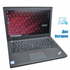 Ноутбук Lenovo ThinkPad X270 / 12.5" (1920x1080) IPS Touch / Intel Core i5-6300U (2 (4) ядра по 2.4 - 3.0 GHz) / 8 GB DDR4 / 256 GB SSD / две батареи