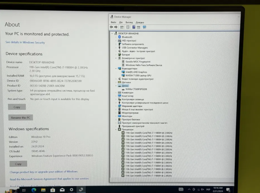 Робоча станція Dell Precision 5560 / 15.6" (1920x1200) IPS / Intel Core i7-11800H (8 (16) ядер по 2.3 - 4.6 GHz) / 16 GB DDR4 / 512 GB SSD / nVidia Quadro T1200, 4 GB GDDR6, 128-bit / WebCam