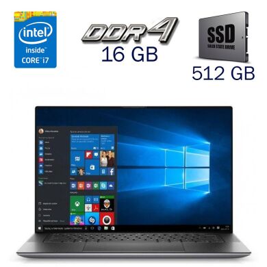 Робоча станція Dell Precision 5560 / 15.6" (1920x1200) IPS / Intel Core i7-11800H (8 (16) ядер по 2.3 - 4.6 GHz) / 16 GB DDR4 / 512 GB SSD / nVidia Quadro T1200, 4 GB GDDR6, 128-bit / WebCam