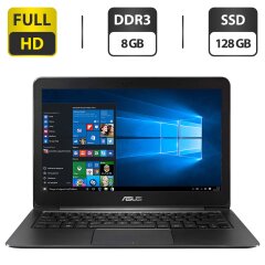 Ультрабук Б-клас Asus ZenBook UX305C / 13.3" (1920x1080) IPS / Intel Core m3-6Y30 (2 (4) ядра по 2.2 GHz) / 8 GB DDR3 / 128 GB SSD / Intel HD Graphics 615 / WebCam / Windows 10 Home