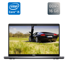 Ультрабук Б-класс Dell Latitude 5510 / 15.6" (1920x1080) IPS / Intel Core i5-10210U (4 (8) ядра по 1.6 - 4.2 GHz) / 16 GB DDR4 / 128 GB SSD / Intel UHD Graphics / WebCam / HDMI