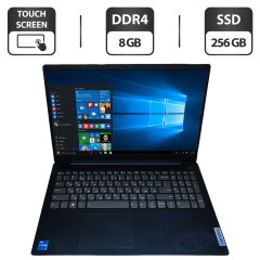 Ультрабук Б-класс Lenovo IdeaPad 3 15IAU7 / 15.6" (1920x1080) IPS Touch / Intel Core i5-1235U (10 (12) ядер по 3.3 - 4.4 GHz) / 8 GB DDR4 / 256 GB SSD / Intel Iris Xe Graphics / WebCam / HDMI