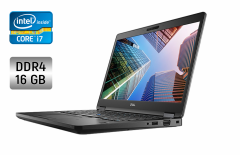Ультрабук Dell Latitude 5490 / 14" (1366x768) TN / Intel Core i7-8650U (4 (8) ядра по 1.9 - 4.2 GHz) / 16 GB DDR4 / 256 GB SSD / Intel UHD Graphics 620 / WebCam + Бездротова мишка