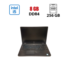 Ультрабук Dell Latitude 5590 / 15.6" (1366x768) TN / Intel Core i5-8350U (4 (8) ядра по 1.7 - 3.6 GHz) / 8 GB DDR4 / 256 GB SSD NVMe / Intel UHD Graphics 620 / HDMI / WebCam / Windows 10 Lic