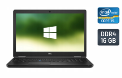 Ультрабук Dell Latitude 5591 / 15.6" (1920x1080) IPS / Intel Core i5-8400H (4 (8) ядра по 2.5 - 4.2 GHz) / 16 GB DDR4 / 480 GB SSD / Intel UHD Graphics 630 / WebCam / Windows 10
