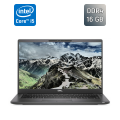 Ультрабук Dell Latitude 7400 / 14" (1920x1080) IPS / Intel Core i5-8365U (4 (8) ядра по 1.6 - 4.1 GHz) / 16 GB DDR4 / 512 GB SSD / Intel UHD Graphics / TouchID / WebCam / Windows 10