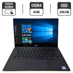 Ультрабук Dell XPS 13 9360 (P54G) / 13.3" (1920x1080) IPS Touch / Intel Core i5-6200U (2 (4) ядра по 2.3 - 2.8 GHz) / 8 GB DDR4 / 256 GB SSD / Intel HD Graphics 620 / WebCam