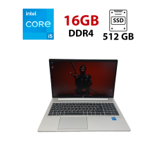 Ультрабук HP ProBook 650 G8 / 15.6" (1920x1080) IPS / Intel Core i5-1145G7 (4 (8) ядра по 1.1 - 4.4 GHz) / 16 GB DDR4 / 512 GB SSD / Intel Iris Xe Graphics / WebCam
