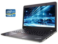 Ультрабук Lenovo ThinkPad Edge E460 / 14" (1920x1080) IPS / Intel Core i5-6200U (2 (4) ядра по 2.3 - 2.8 GHz) / 8 GB DDR3 / 192 GB SSD / Intel HD Graphics 520 / WebCam / Win 10 Pro