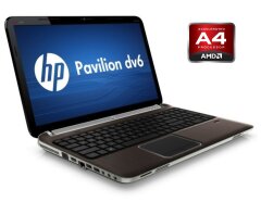 Ноутбук HP Pavilion DV6-6C11NR / 15.6" (1366x768) TN / AMD A4-3305M (2 ядра по 1.9 - 2.5 GHz) / 6 GB DDR3 / 240 GB SSD / AMD Radeon HD 6480G / WebCam / DVD-ROM / Win 10 Pro