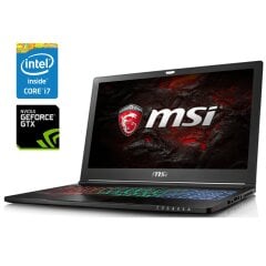 Ігровий ноутбук MSI GS63VR 7RG Stealth Pro / 15.6" (1920x1080) TN / Intel Core i7-7700HQ (4 (8) ядра по 2.8 - 3.8 GHz) / 32 GB DDR4 / 512 GB SSD + 1000 GB HDD / nVidia GeForce GTX 1070 Max-Q, 8 GB GDDR5, 256-bit / WebCam / Win 10 Home