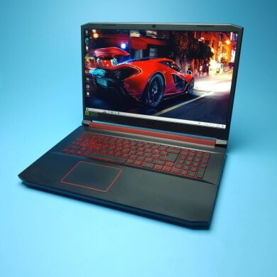 Игровой ноутбук Acer Nitro 5 AN517-51 / 17.3" (1920x1080) IPS / Intel Core i5-9300H (4 (8) ядра по 2.4 - 4.1 GHz) / 32 GB DDR4 / 512 GB SSD / nVidia GeForce GTX 1650, 4 GB GDDR5, 192-bit / WebCam / Win 10 Home