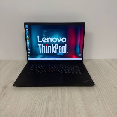 Игровой ультрабук Lenovo ThinkPad P1 Gen 6 / 16" (2560x1600) IPS / Intel Core i9-13900H (14 (20) ядер по 2.6 - 5.4 GHz) / 32 GB DDR5 / 1000 GB SSD NVMe / nVidia GeForce RTX 4090, 16 GB GDDR6, 256-bit / WebCam
