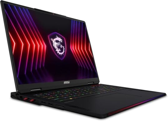 Ігровий ноутбук MSI Raider A18 HX A7VHG-024US / 18" (2560x1600) IPS / AMD Ryzen 9 7945HX (16 (32) ядер по 2.5 - 5.4 GHz) / 32 GB DDR5 / 1000 GB SSD M.2 / nVidia GeForce RTX 4080, 12 GB GDDR6, 192-bit / WebCam / Win 11