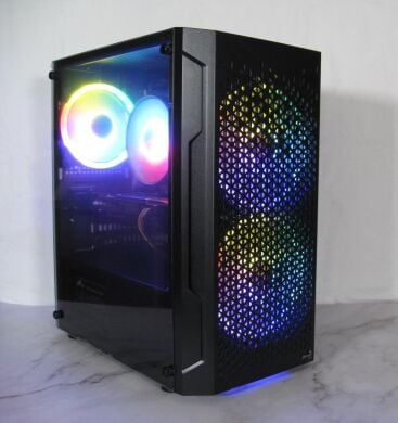 Ігровий ПК AeroCool Trinity Mini RGB Tower / Intel Core i5-3470 (4 ядра по 3.2 - 3.6 GHz) / 16 GB DDR3 / 120 GB SSD + 500 GB HDD / nVidia GeForce GTX 960, 4 GB GDDR5, 128-bit / 500W / Win 10 Pro + Кабель живлення