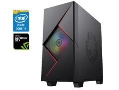 Ігровий ПК GameMax Cyclops BG Tower / Intel Core i7-4770 (4 (8) ядра по 3.4 - 3.9 GHz) / 16 GB DDR3 / 240 GB SSD + 500 GB HDD / nVidia GeForce GTX 1070, 8 GB GDDR5, 256-bit / 600W