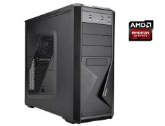 ПК Б-класс Zalman Z9 Tower / AMD Phenom II X4 965 BE (4 ядра по 3.4 GHz) / 16 GB DDR3 / 256 GB SSD + 1000 GB HDD / AMD Radeon R9 270X, 2 GB GDDR5, 256-bit / DVD-ROM / 500W